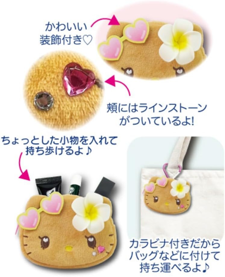 預訂 | 日本版 Sanrio 夏日花花造型 迷你收納愛心掛件