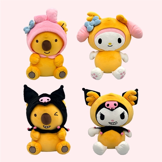 日本預訂📍日本熊仔餅 x Melody/Kuromi得意系列 - 公仔/吊飾 2026年8月中旬出貨