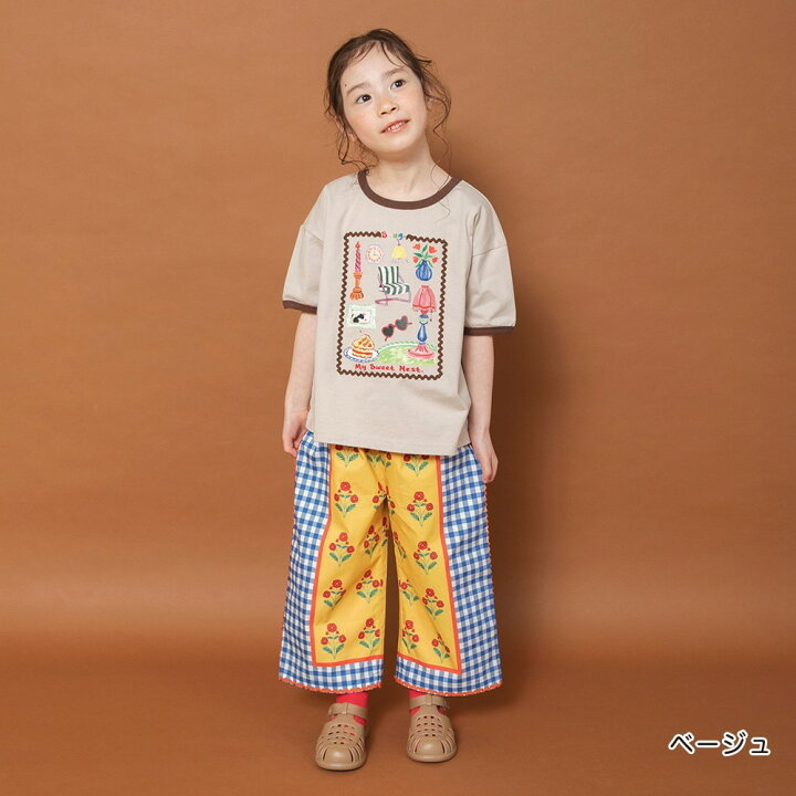 🇯🇵預訂 日本直送🇯🇵Branshes x Rii系列三色水彩圖案印花波浪紋寬鬆短袖T恤