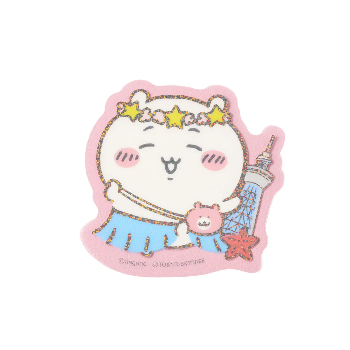 🎀【預訂】 Chiikawa 人魚島的秘密 x 星空晴空塔貼紙 - Chiikawa