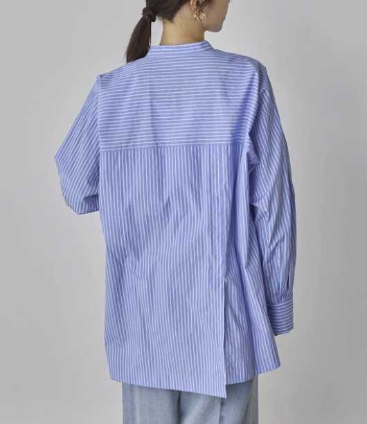 滌綸寬幅襯衫 - 2026 流行穿搭  女士襯衫 春夏時尚穿搭 成人休閒 日常穿搭 易於配搭 日本直送   #JP-I-260005