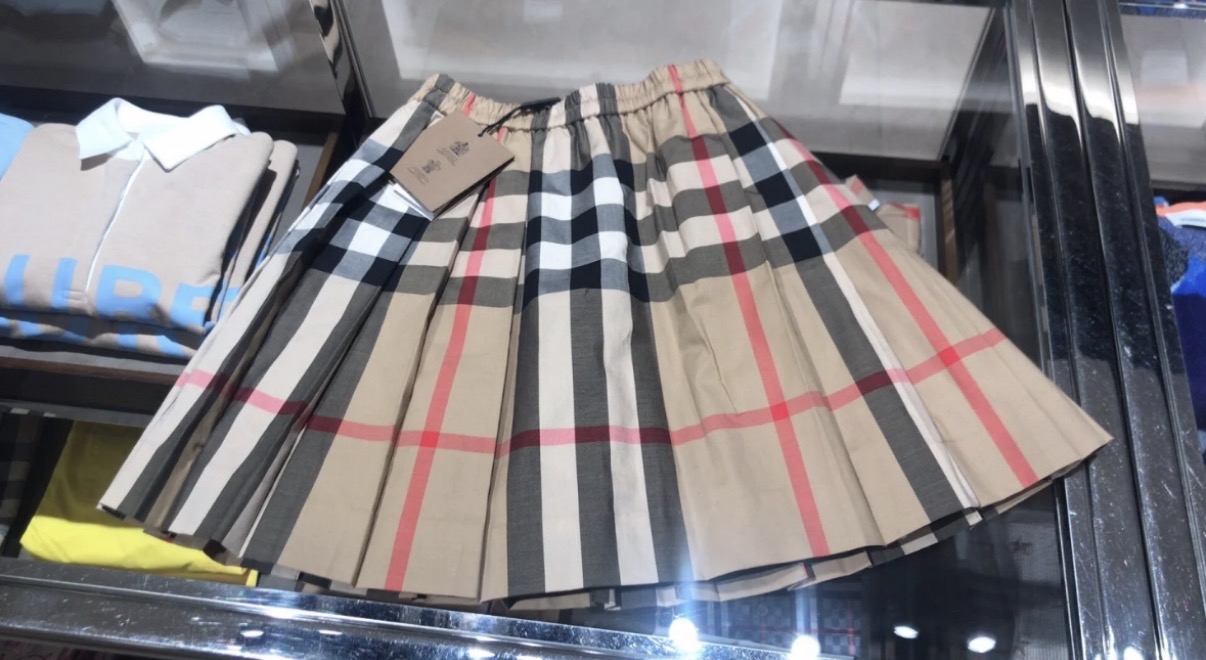 Burberry kids sz 14 經典格仔半截裙