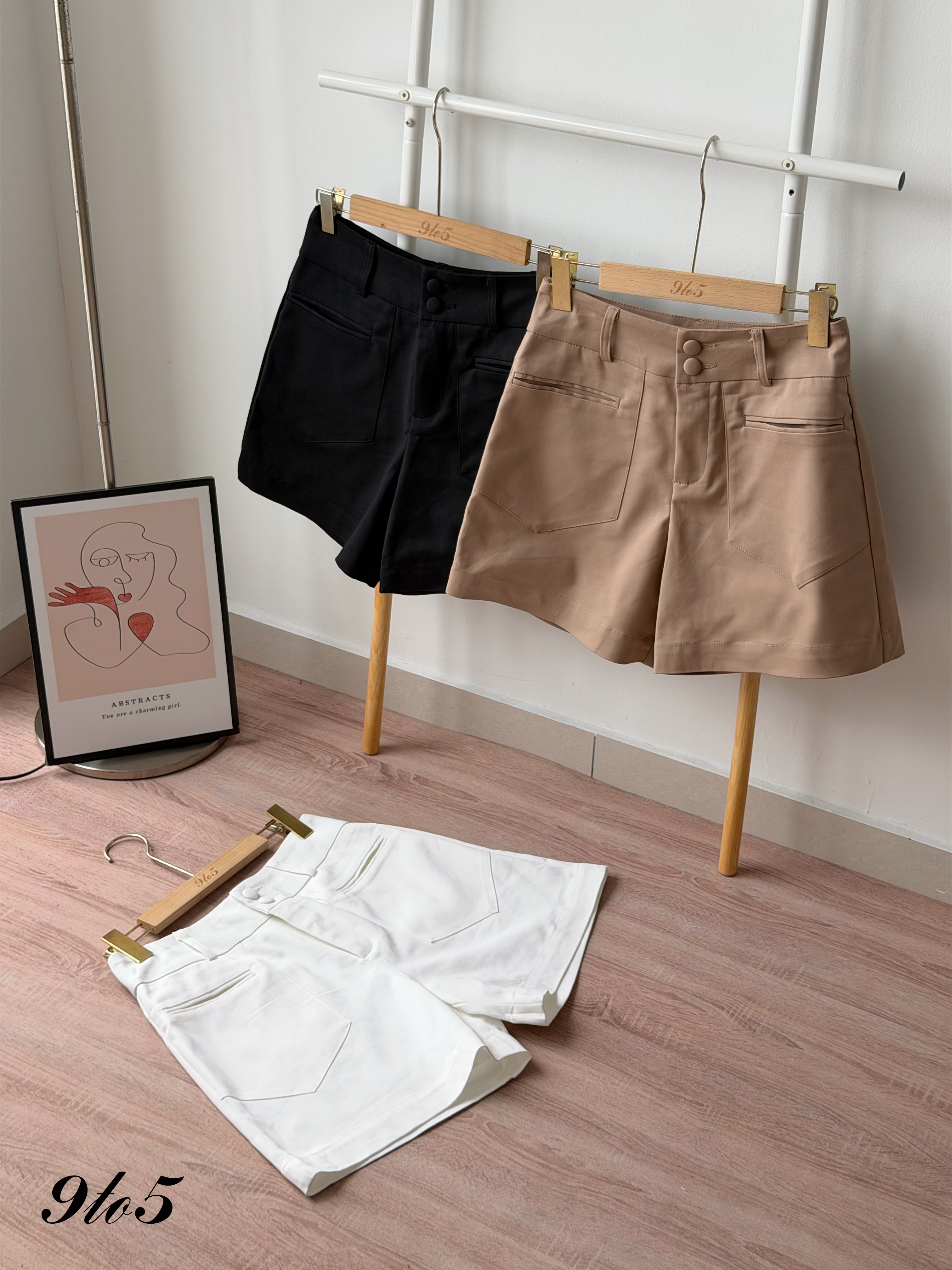S2040 A Line Short Pants - 3 Colors 