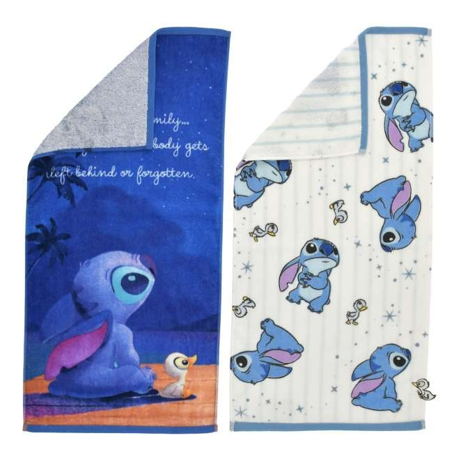 🌸 【預訂】Stitch Towel Set - JPDisney 16/6 新品