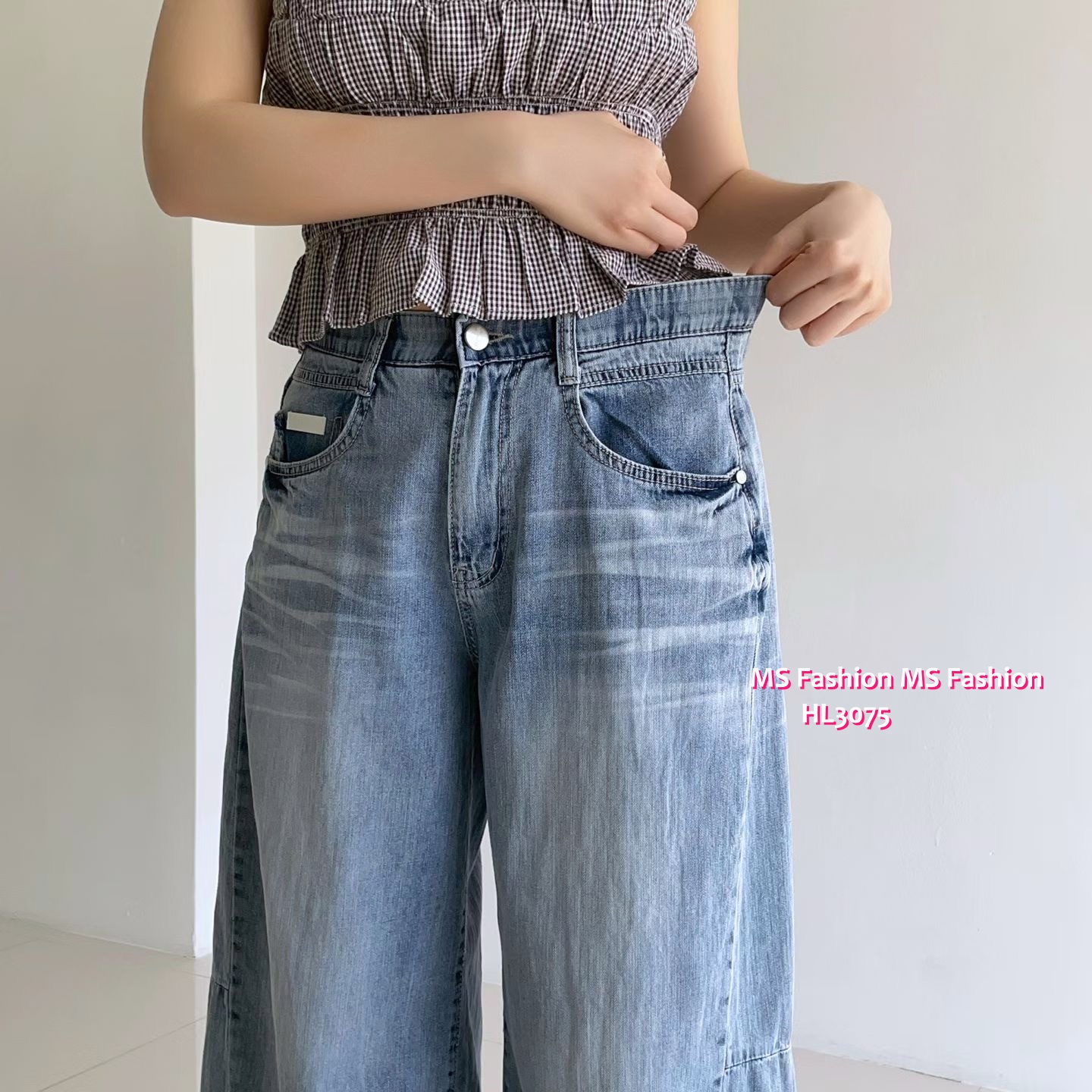 HL3075 韓國🌼Howluk水桶牛仔褲