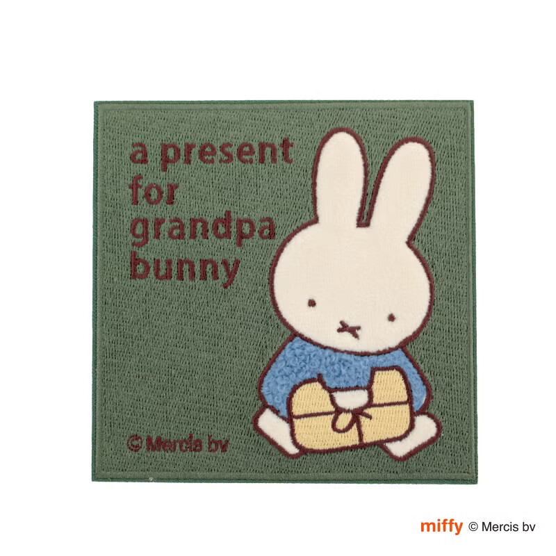 預購 miffy 刺繡 行李 大貼紙