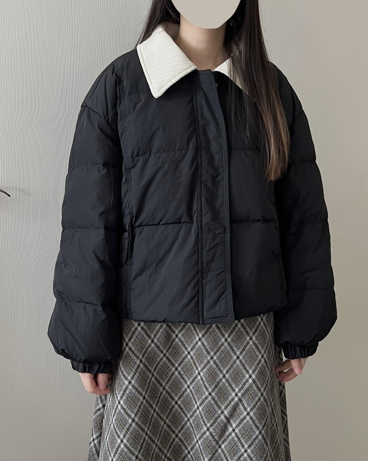 QQ雲朵燈芯絨反領外套 現貨