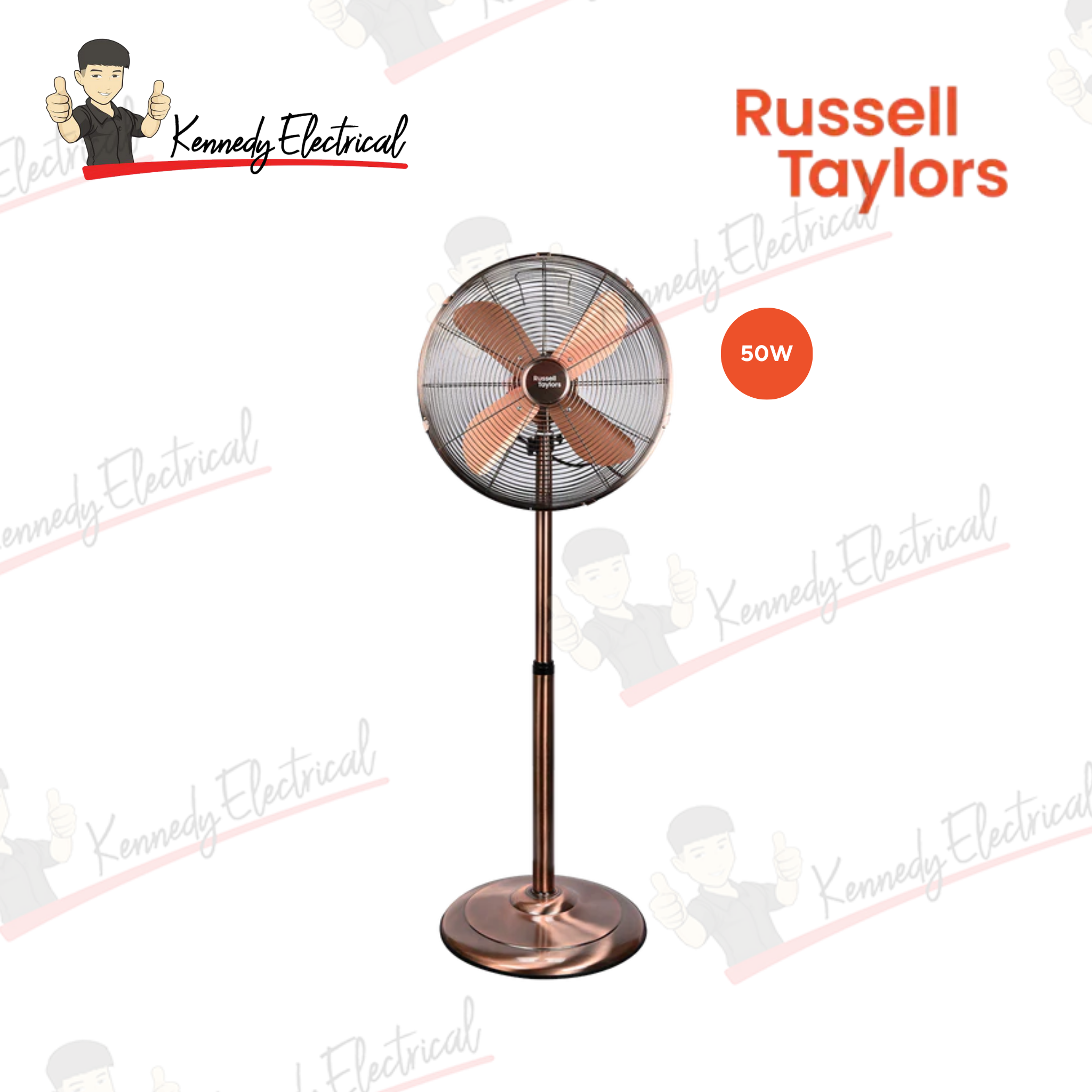 Russell Taylors 16" Metal Blade Stand Fan (SF4)