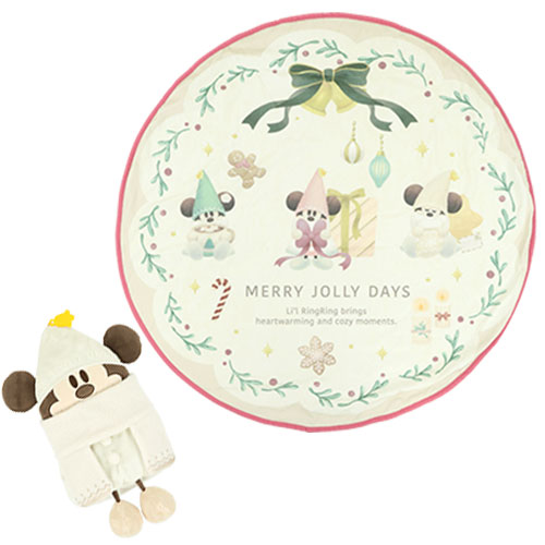 【預訂】TDR Merry Lil RingRing - 2 way 公仔毛毯