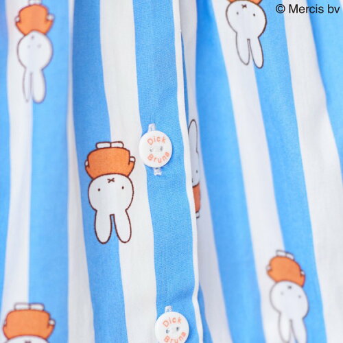 🆕【⭐訂購⭐】🌀 🇯🇵 日本直送 #Miffy 蕾絲刺繡領口 條紋連身喇叭裙［2款選］🌀 [ELCA-0172][260419]