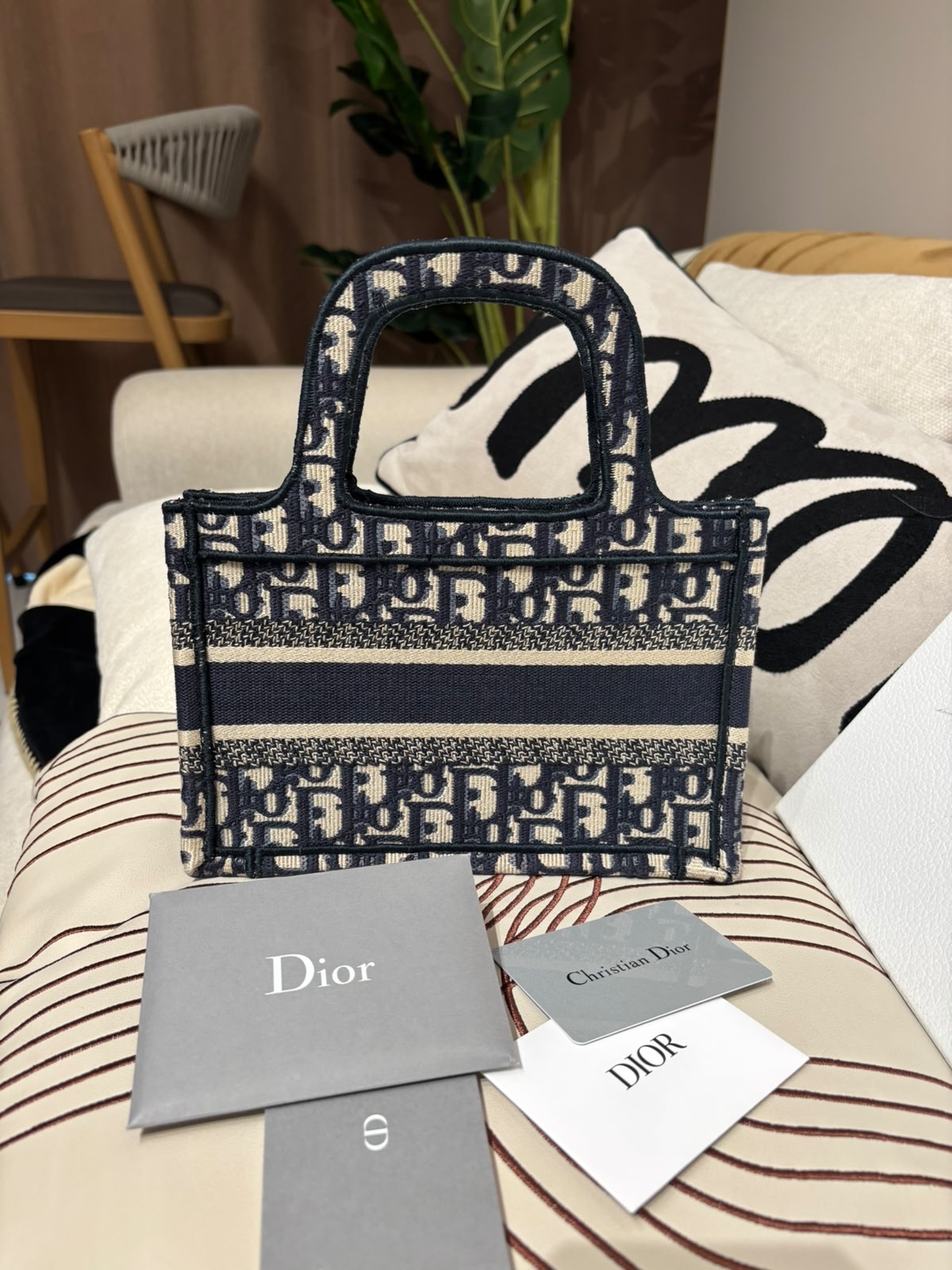 全新 Dior mini BOOK TOTE  100%Authentic ,unused 未使用品 ✅certificate card✅dust bag ✅盒 