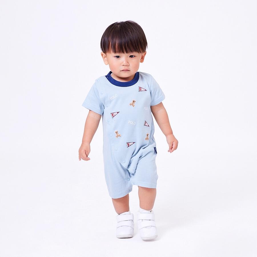 Polo Baby 熊仔印花連身衣 3色可選 70/80cm