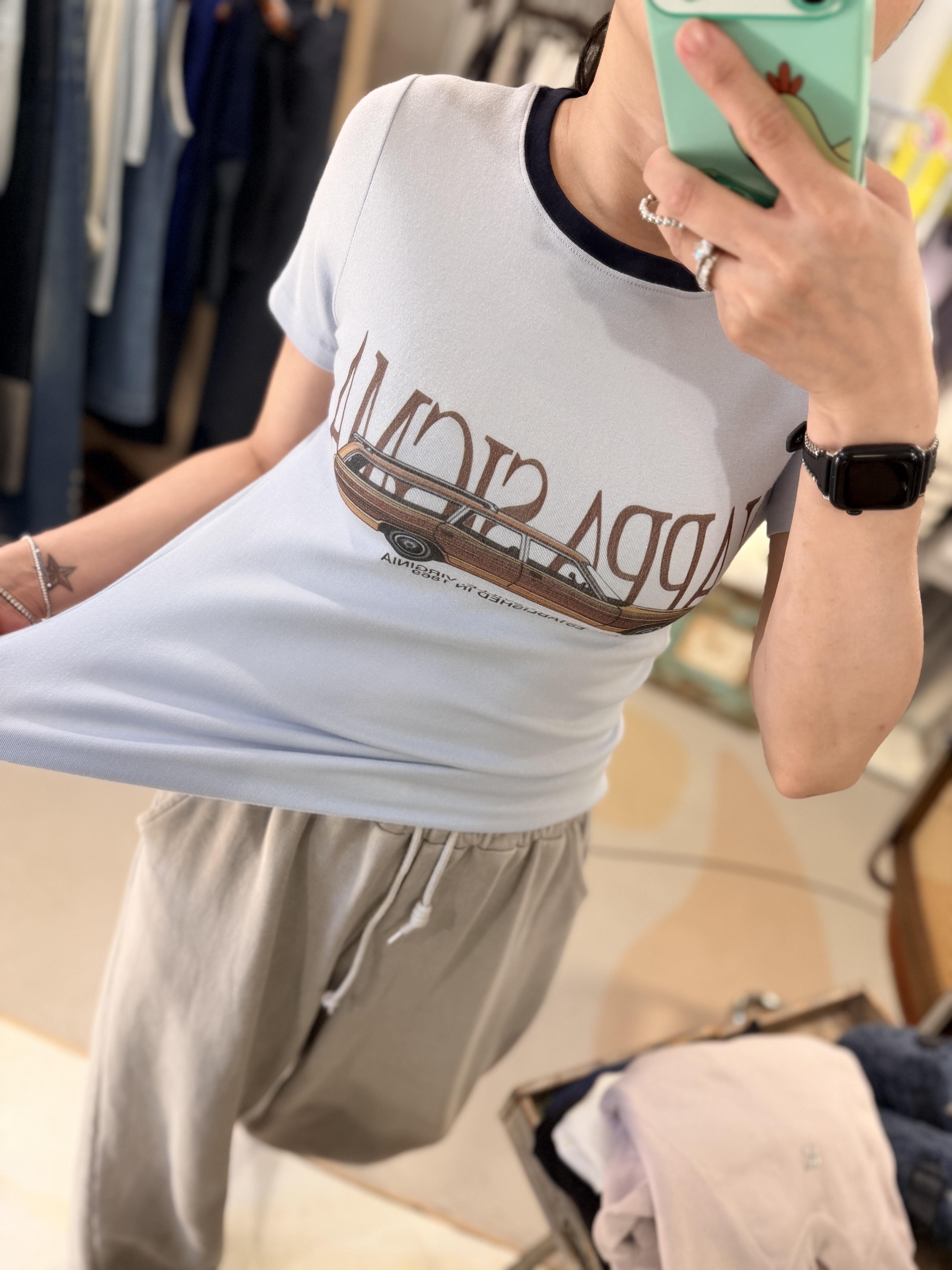 Old car printed tee