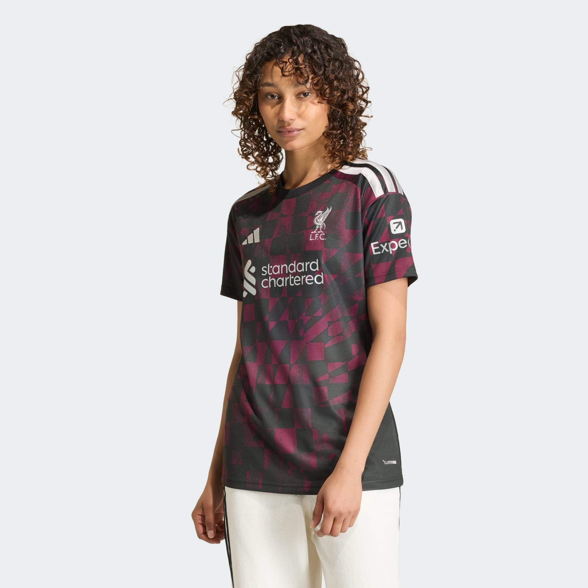🚩Kop的旗海震撼 Adidas Liverpool 利物浦 2026-27 女裝三客球迷版球衣 (可加印字章) KB8287