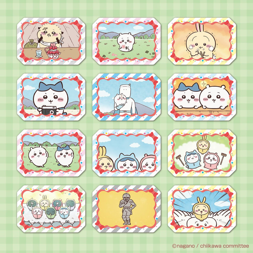 <隨機發貨>  chiikawa 吉伊卡哇 動畫版 貼紙套組6（全64種）