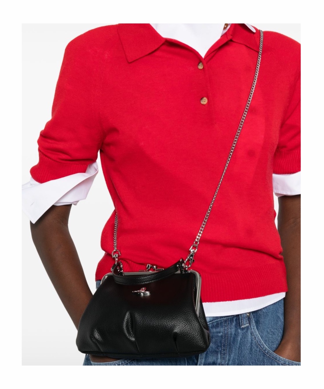 Vivienne Westwood 女士 Frame 口金包均码码22cm*7cm*17cm