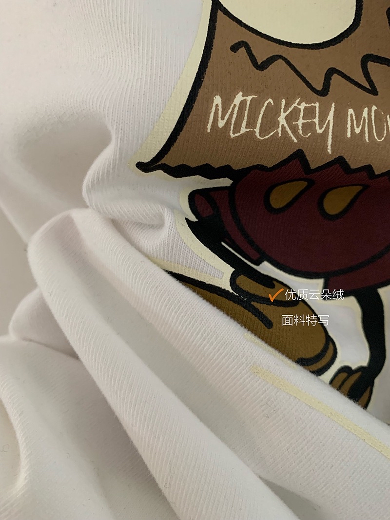 宽松大版米奇卡通Tee