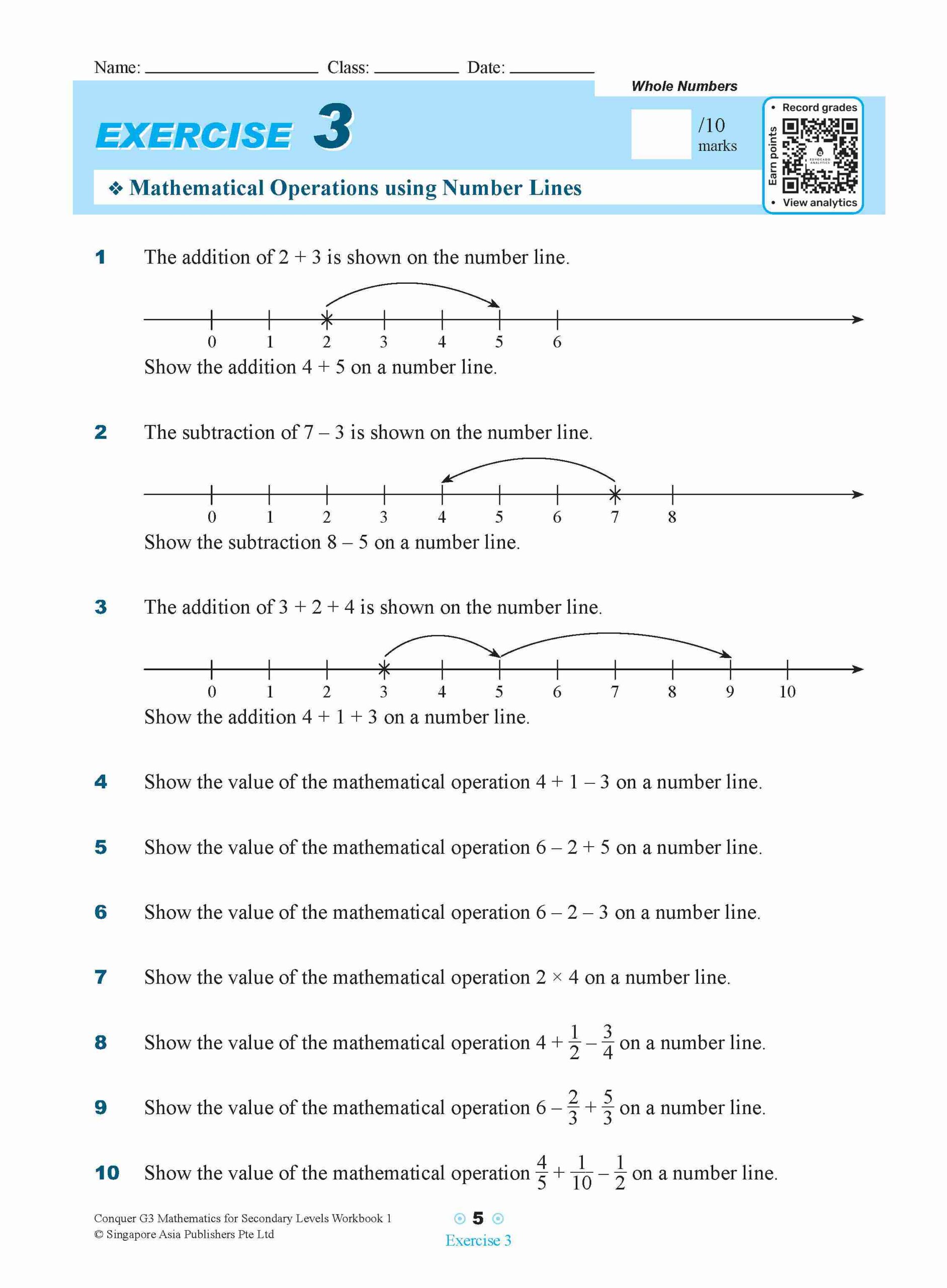 Conquer G3 Mathematics for Secondary 1 