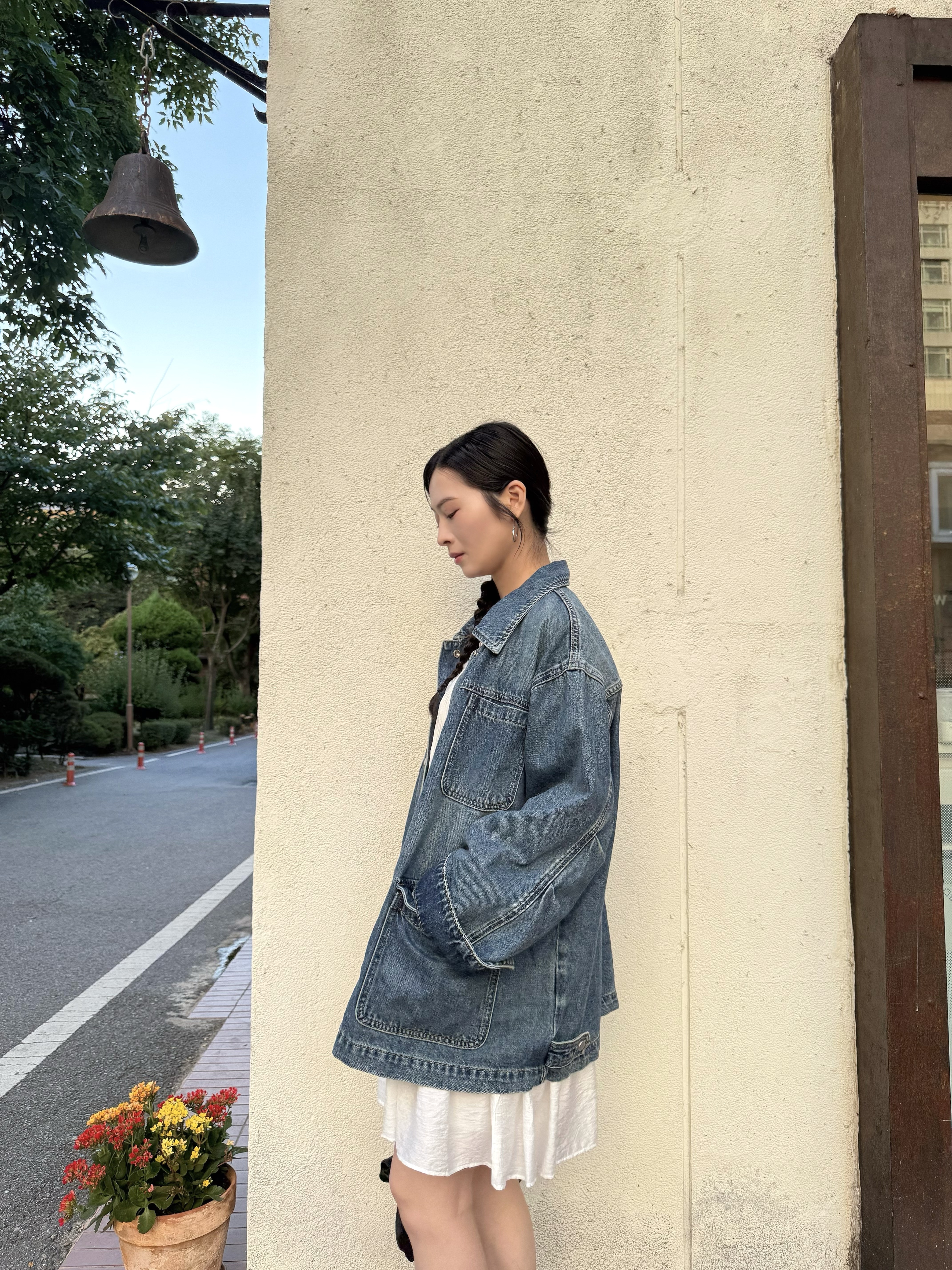 F15 四袋牛仔褸