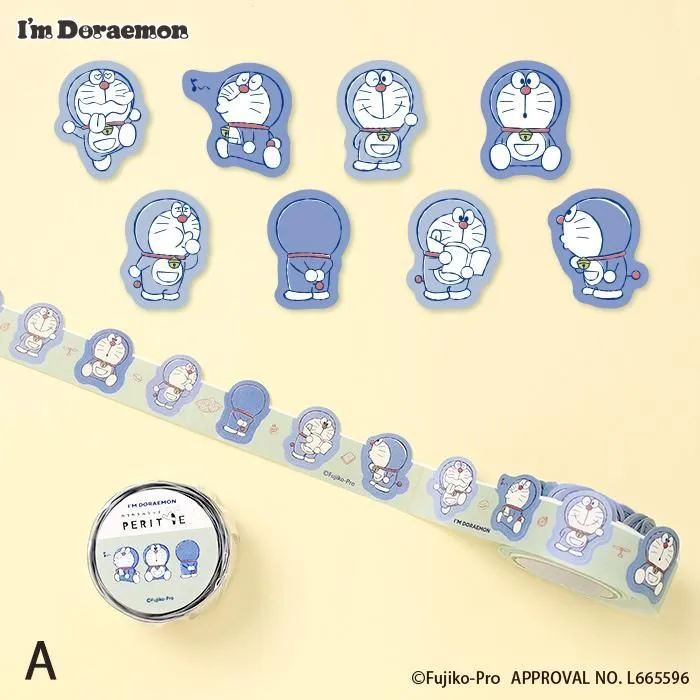 [訂購] 多啦A夢貼紙 卷裝貼紙 MT 紙膠帶 Doraemon文具精品 (日本製)｜四葉草系列