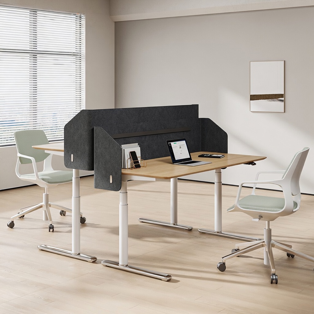 Karen Dual Motors Electric Standing Desk - Round Column