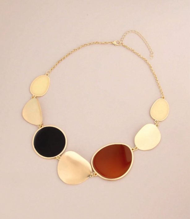 Geometric Interlocking Necklace