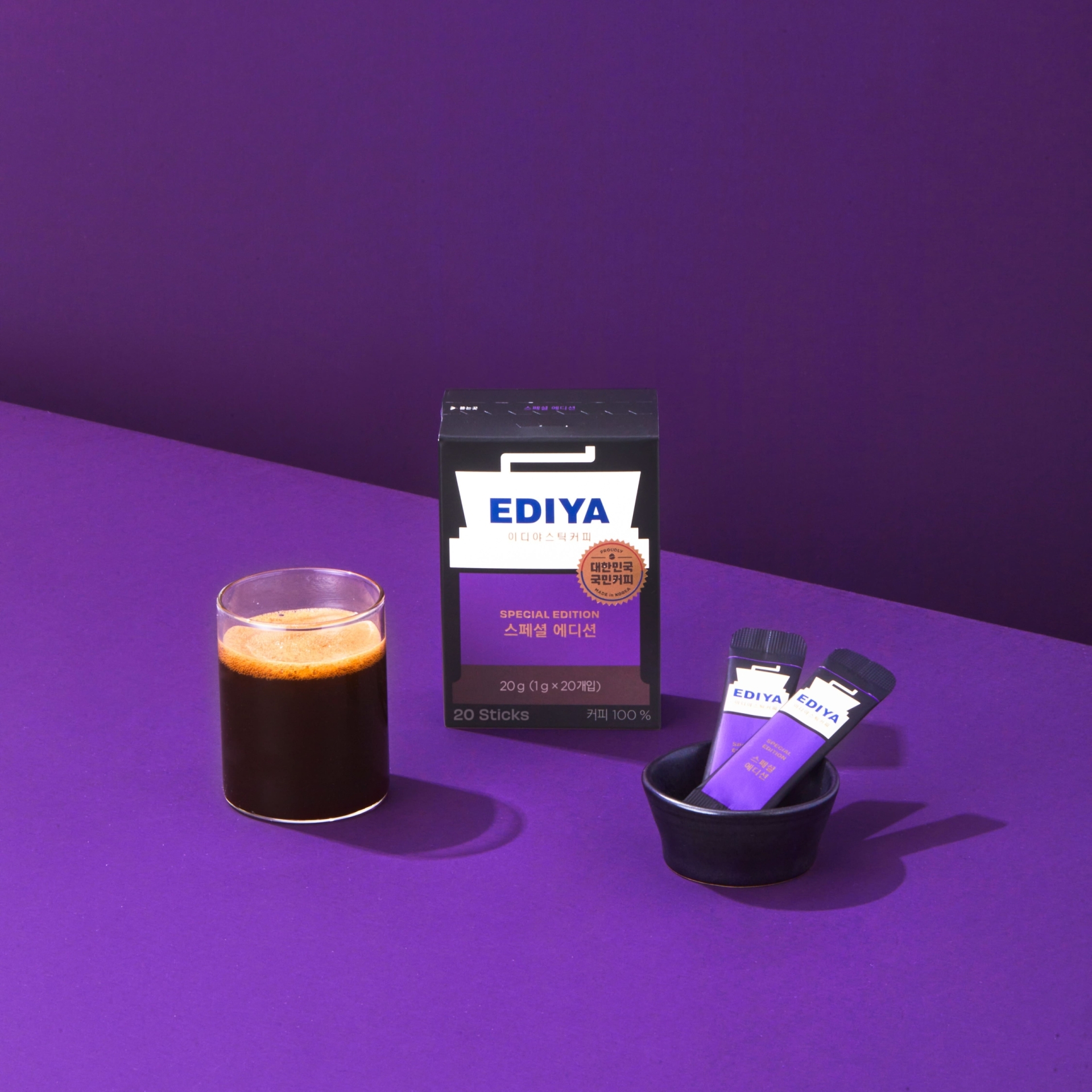 EDIYA COFFEE 即沖咖啡粉 20g (1g x 20個) - Original Americano / Special Edition / Mild Americano 平行進口