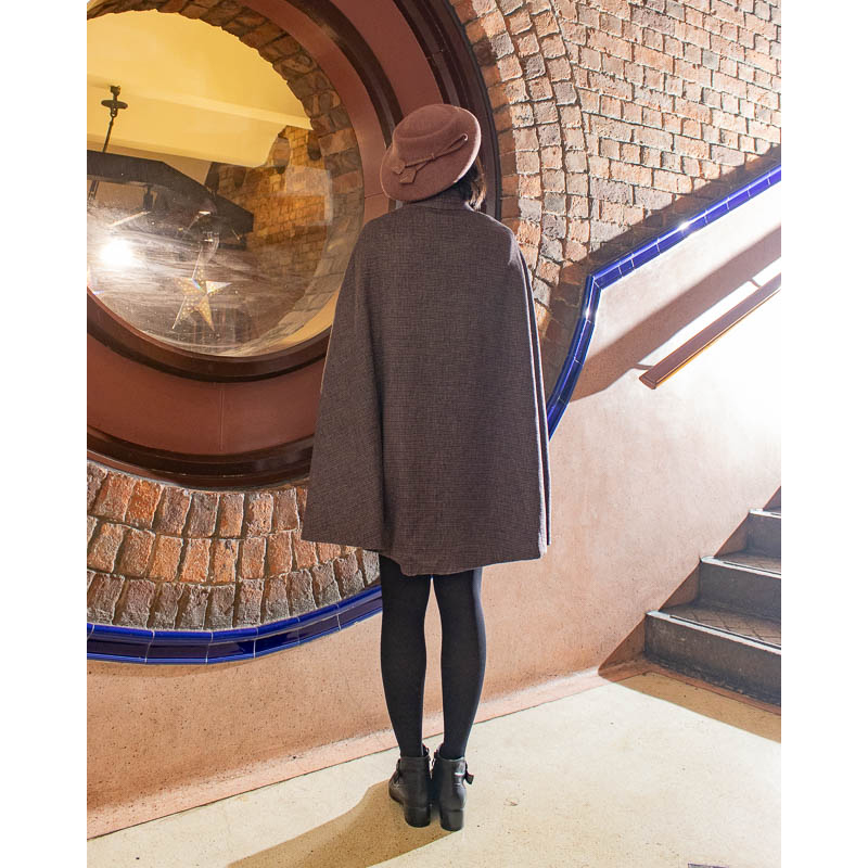 (Ready/Custom-Made)Vintage Style Classic Winter Cape Coat /Cape Jacket(FM168)