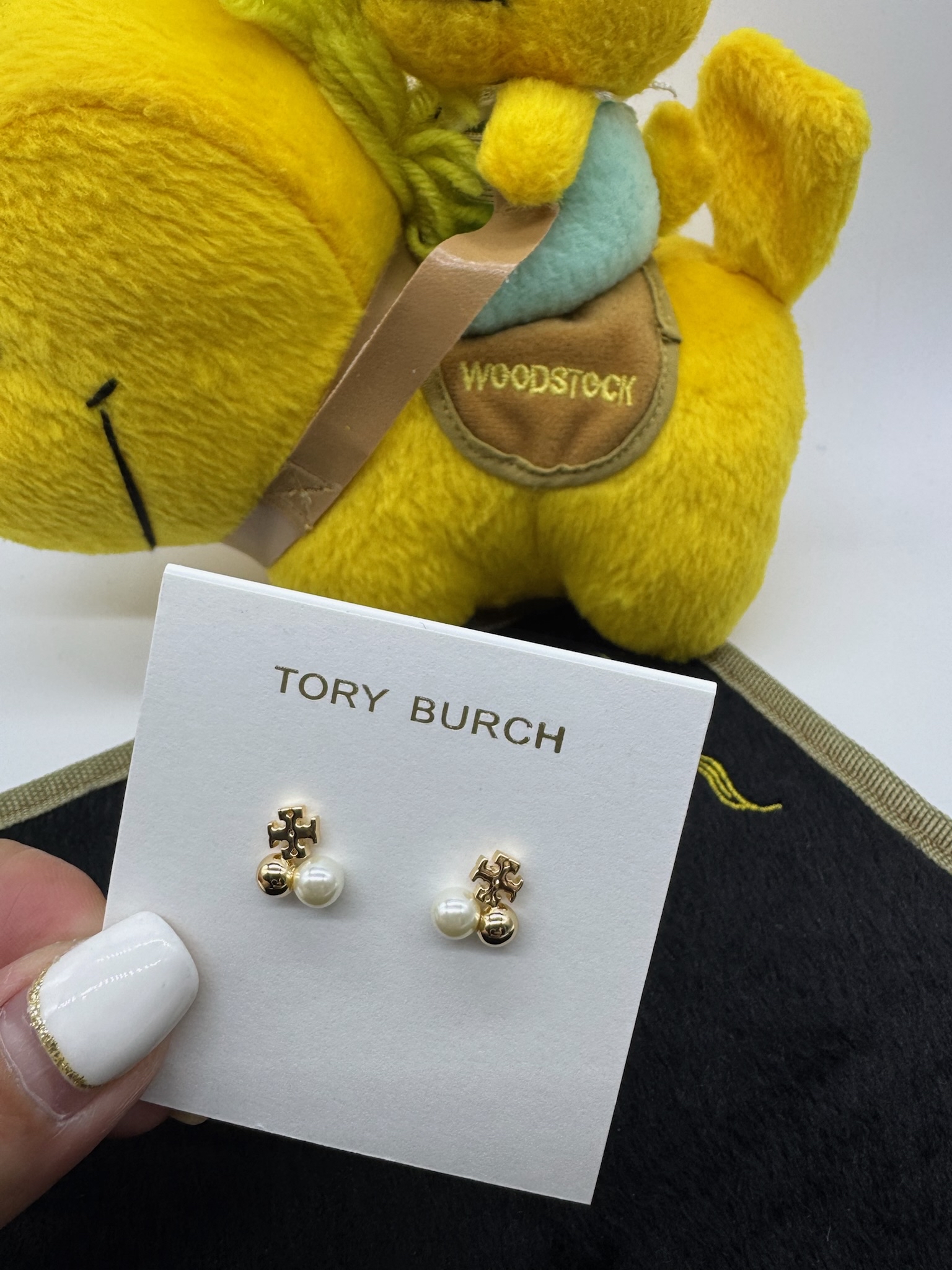 ✈️🇨🇦🇺🇸大方典雅嘅Tory Burch 耳環現貨💝