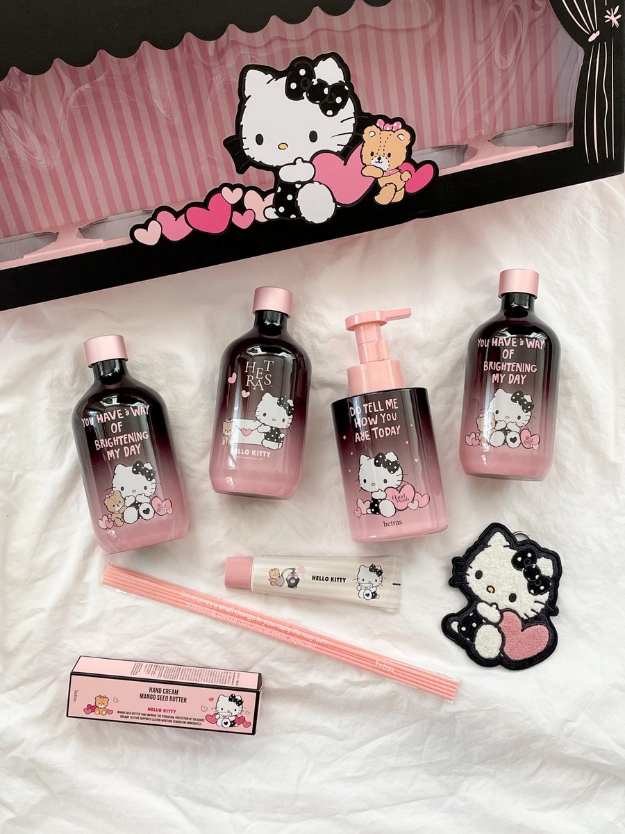 Hetras x Hello Kitty Black Limited Gift Set 黑色限量禮物版(贈送Hello Kitty卡套)