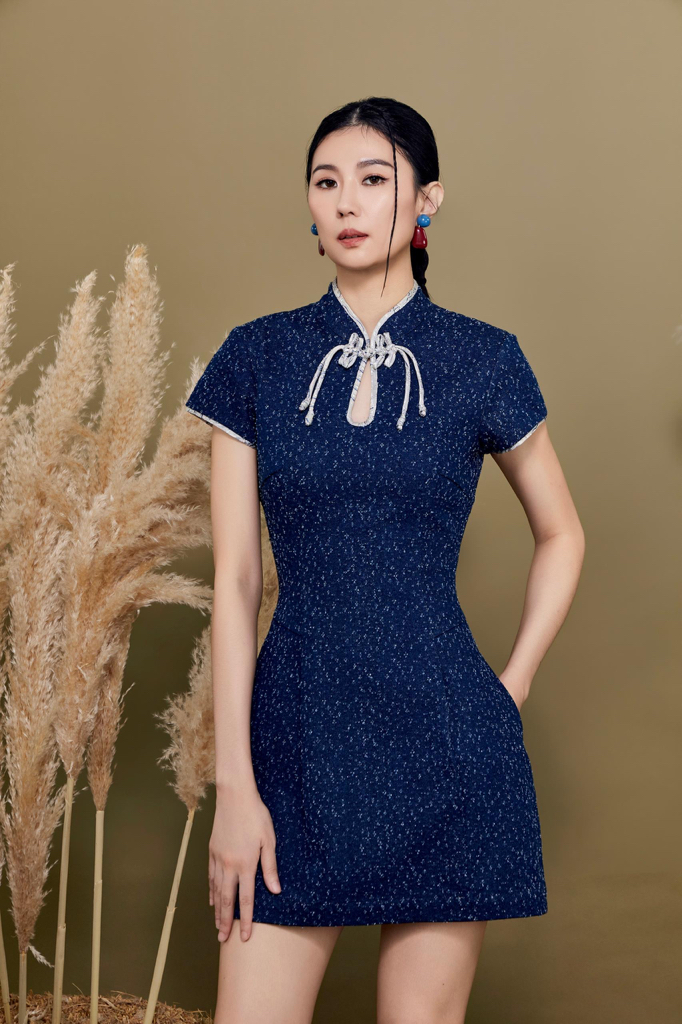 CD2164 Oriental Knot Qipao Dress