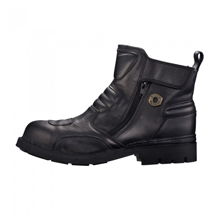 Black Hammer Men 4000 Series Mid Cut with Zip Safety Shoes BH4883 Steel Toe Kasut Keselamatan