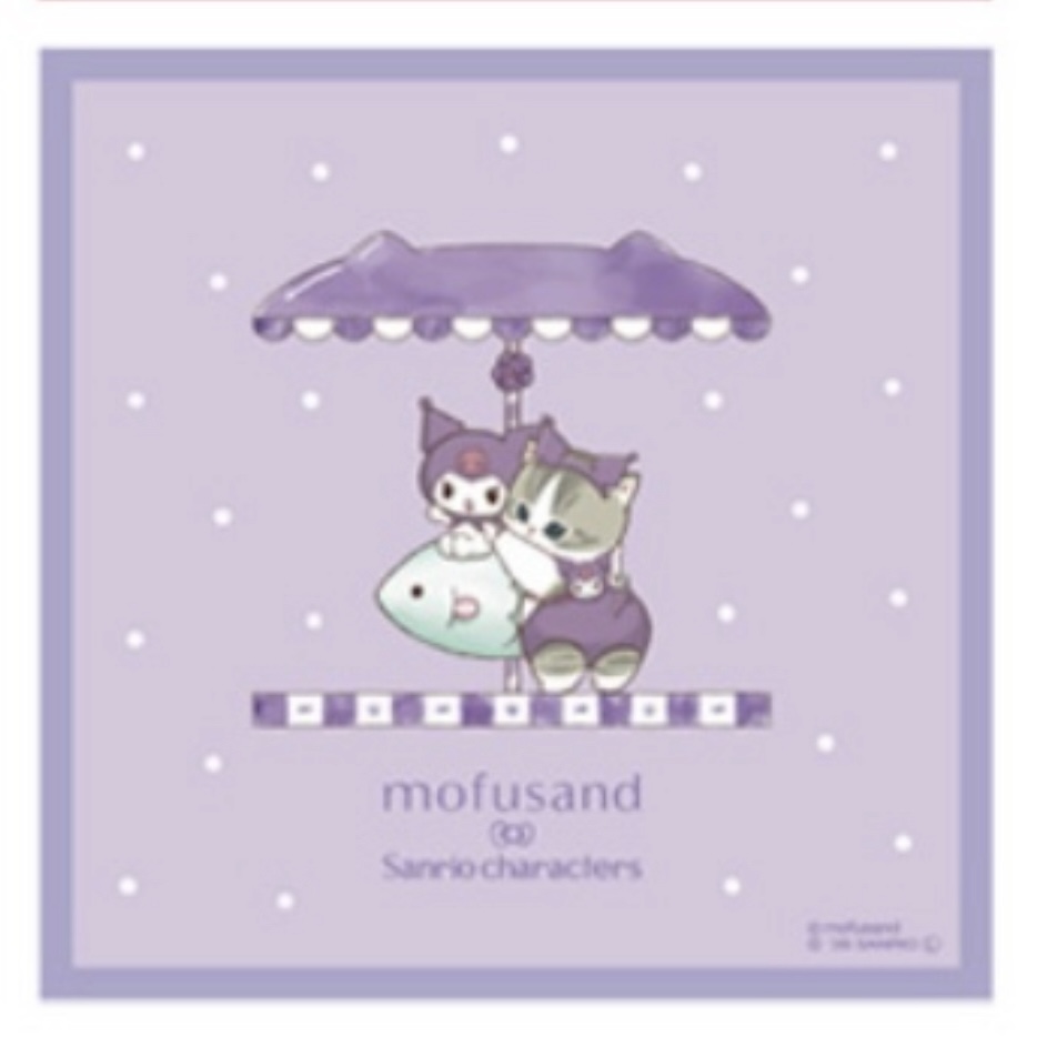 Mofusand 鯊魚貓 方巾｜預訂