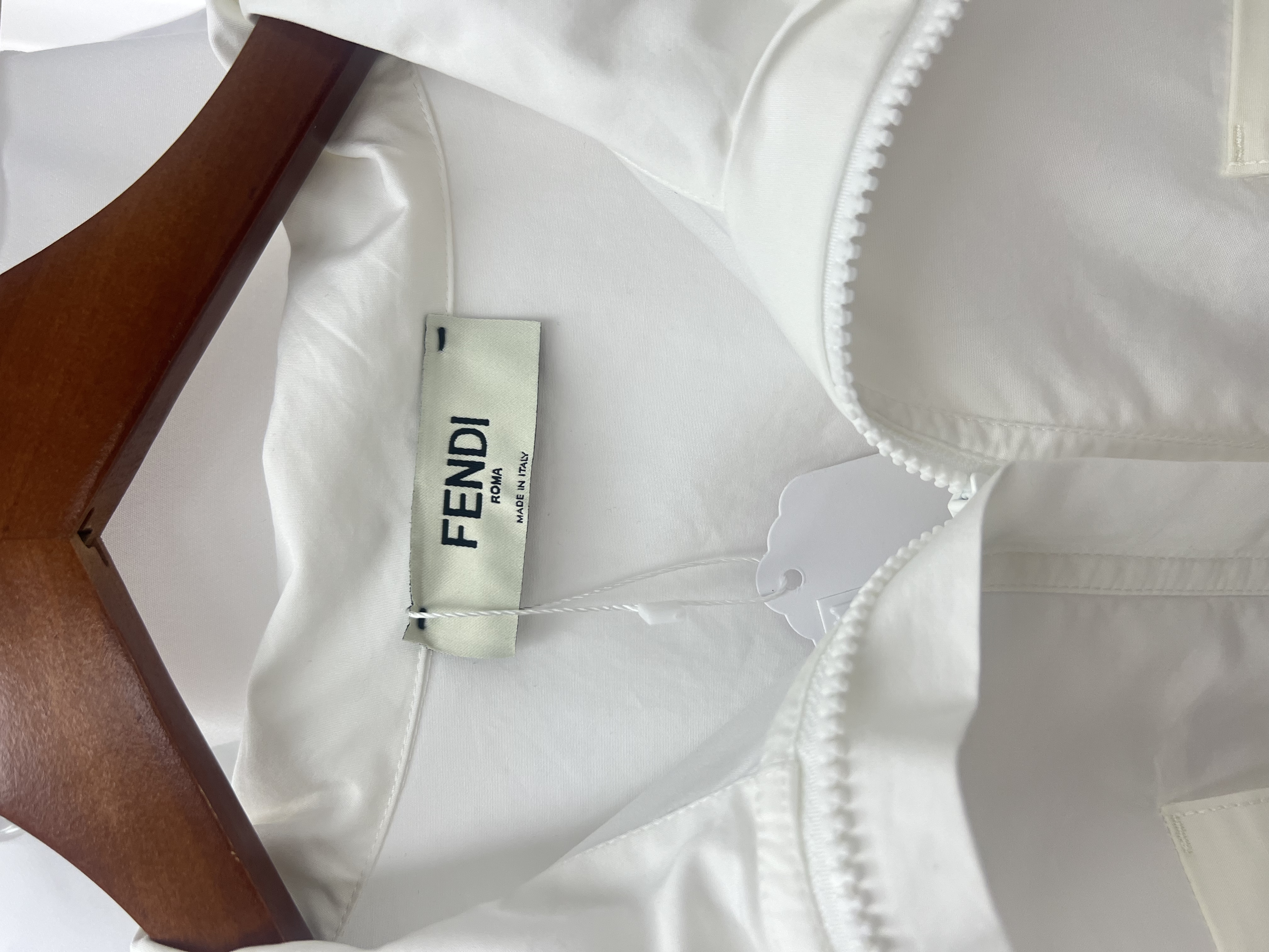 Pre-owned Fendi High collar shirt dress / Product Code: 26040422