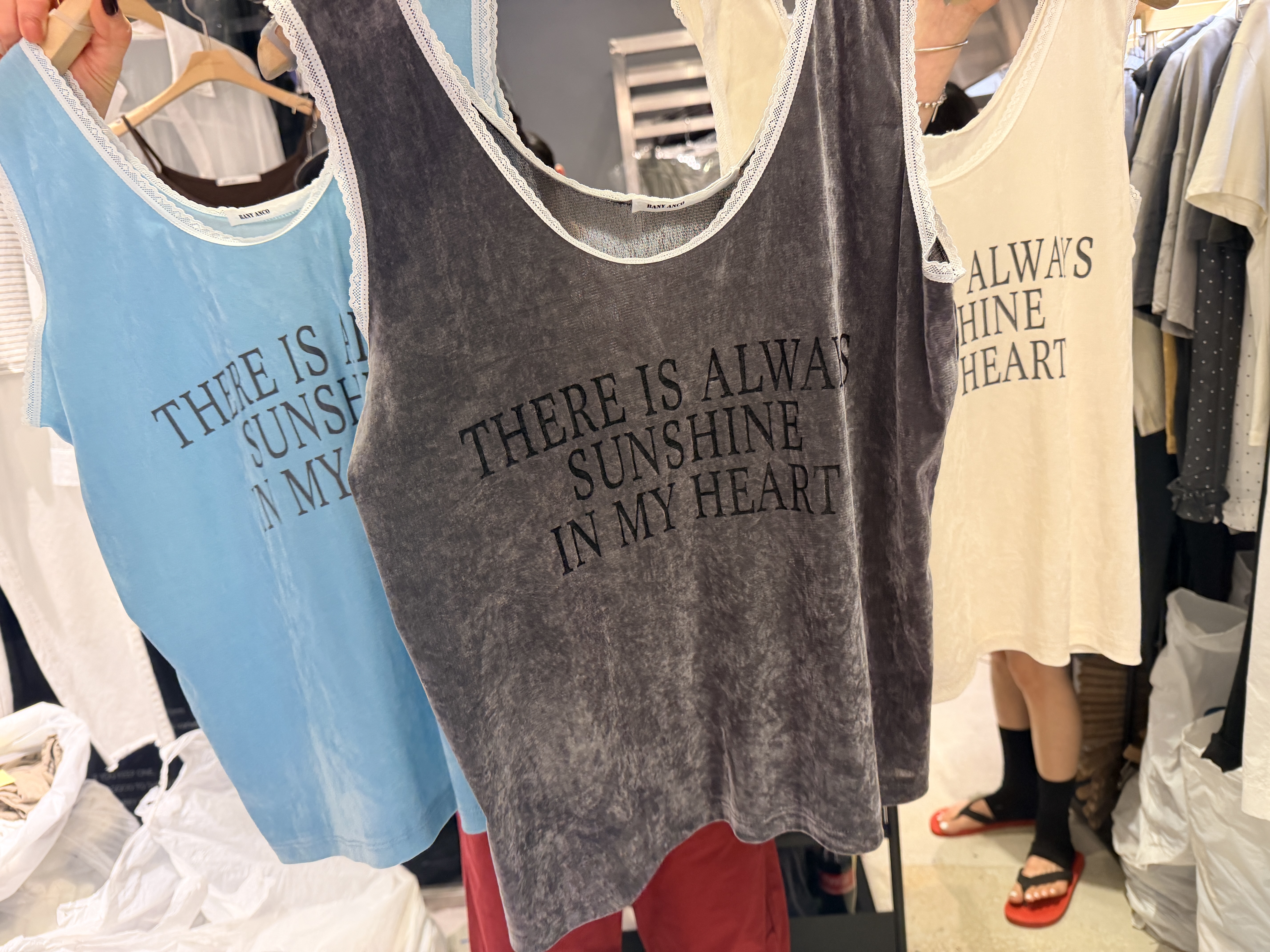 Light velvet vest