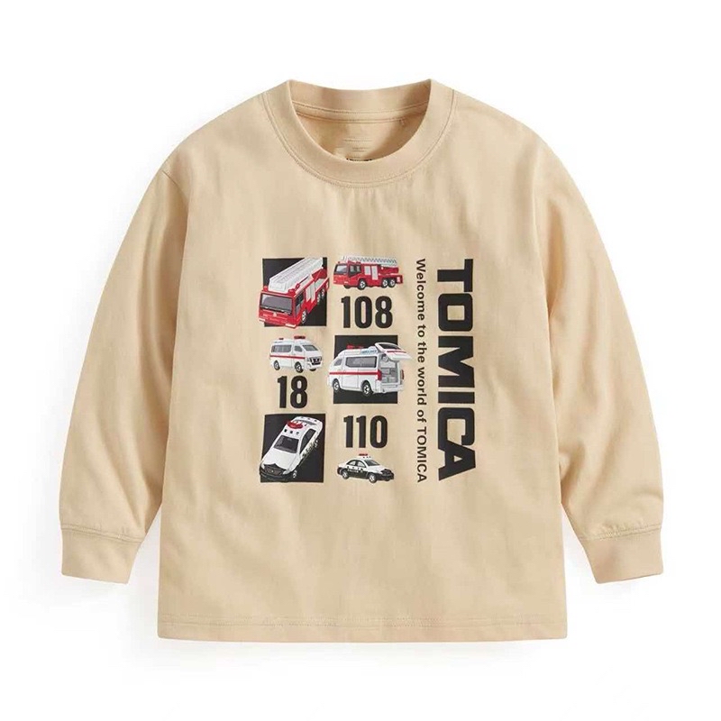 TOMICA 新款車車長袖Tee