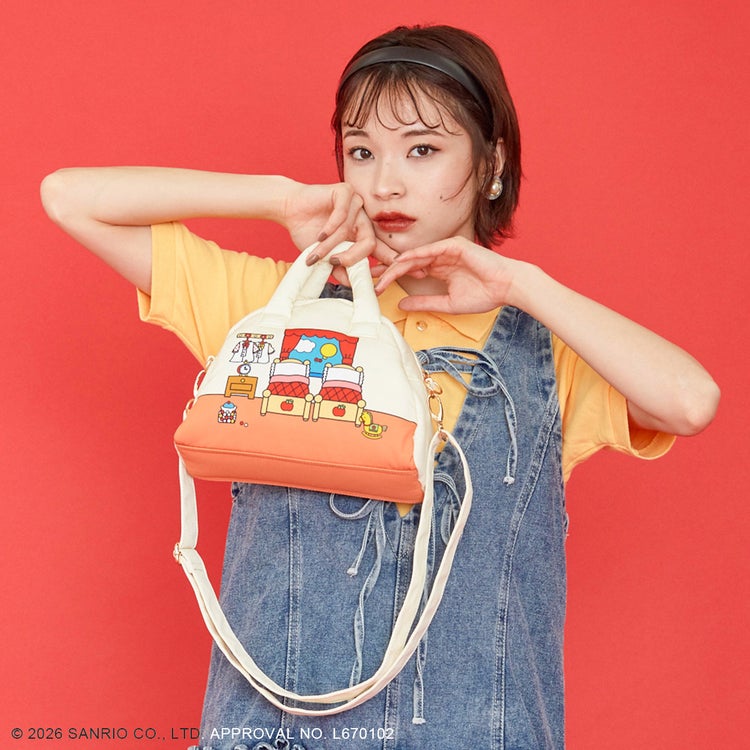 日本預訂📍日本Hello Kitty x Accommode可愛系列 - 雙面圖案兩用手袋 不包郵 25/6日本開售