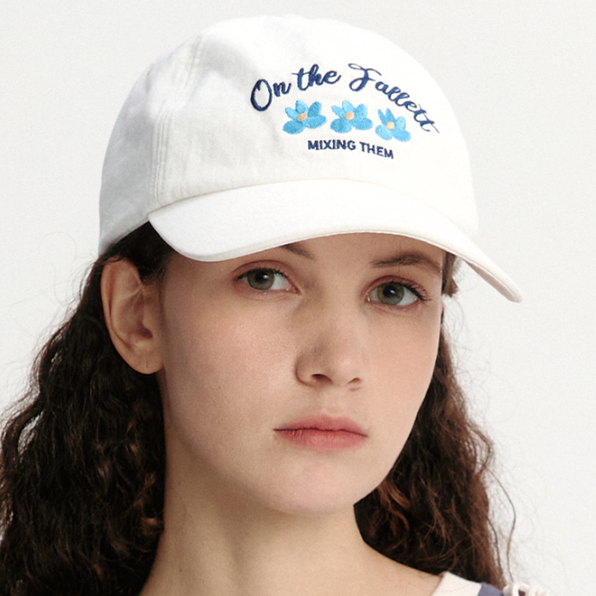 [Fallett] Flower on the Palette Ball cap (2色)