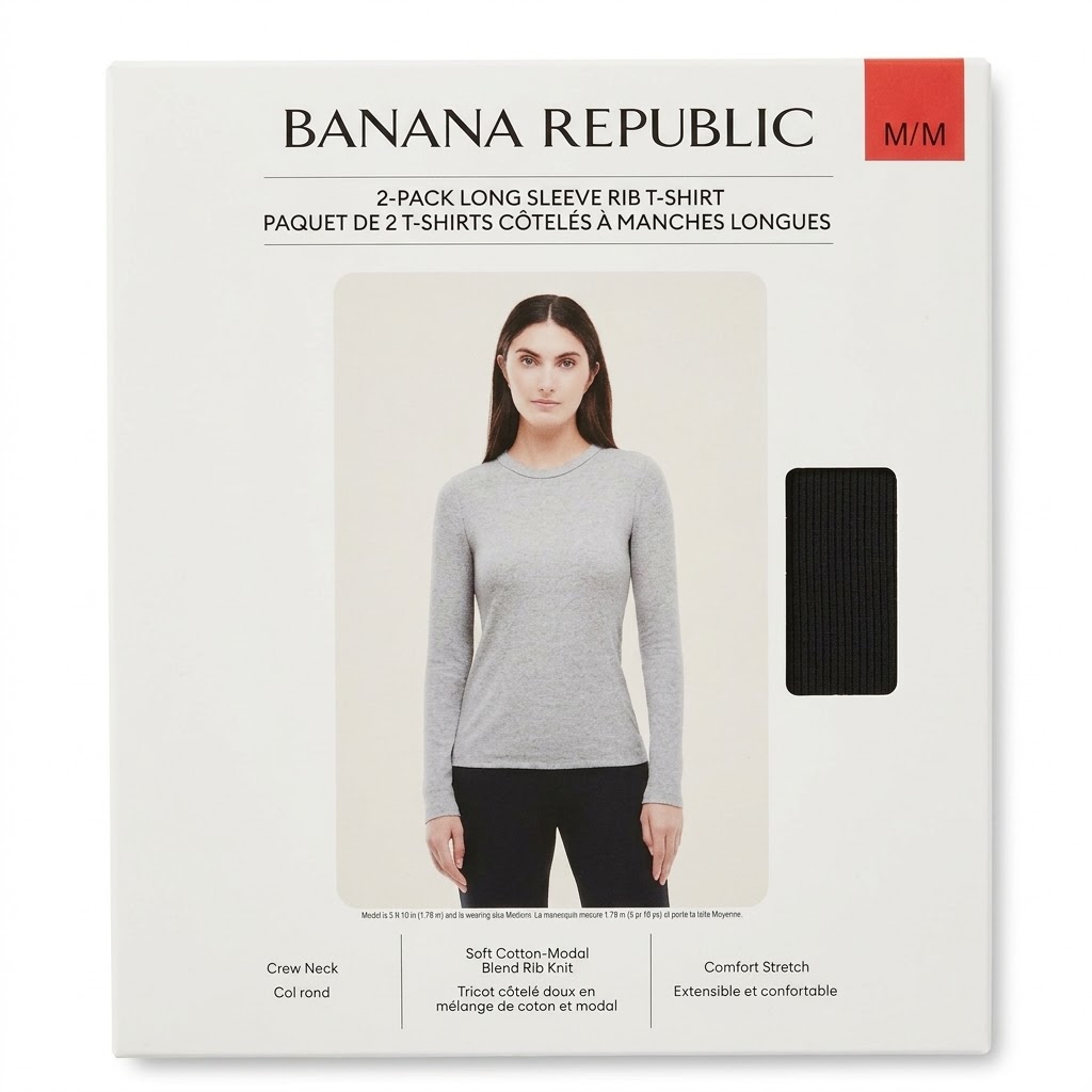 Banana Republic long sleeve shirt（1盒2件）