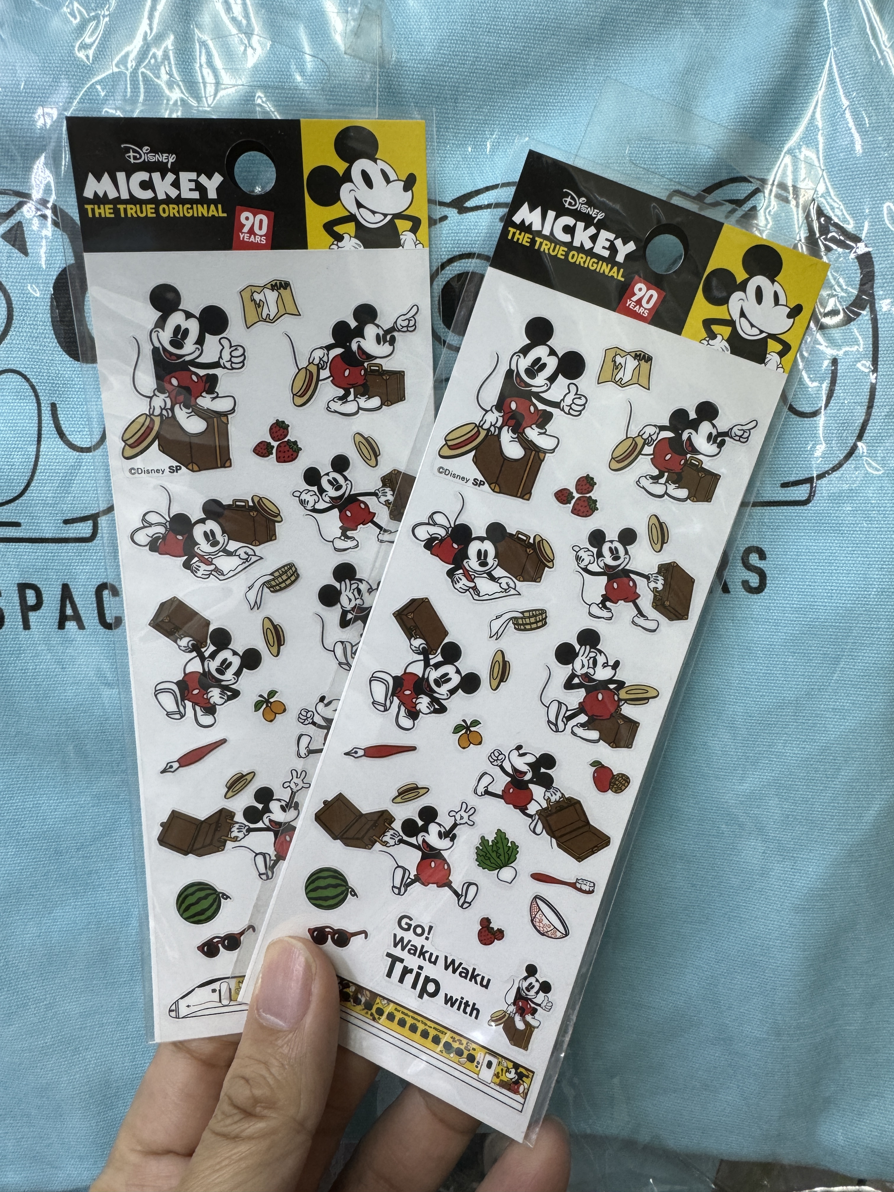 [現貨] [日本製] MICKEY | JR九州 Waku Waku Trip 新幹線 ｜ 貼紙 {TF2402079}