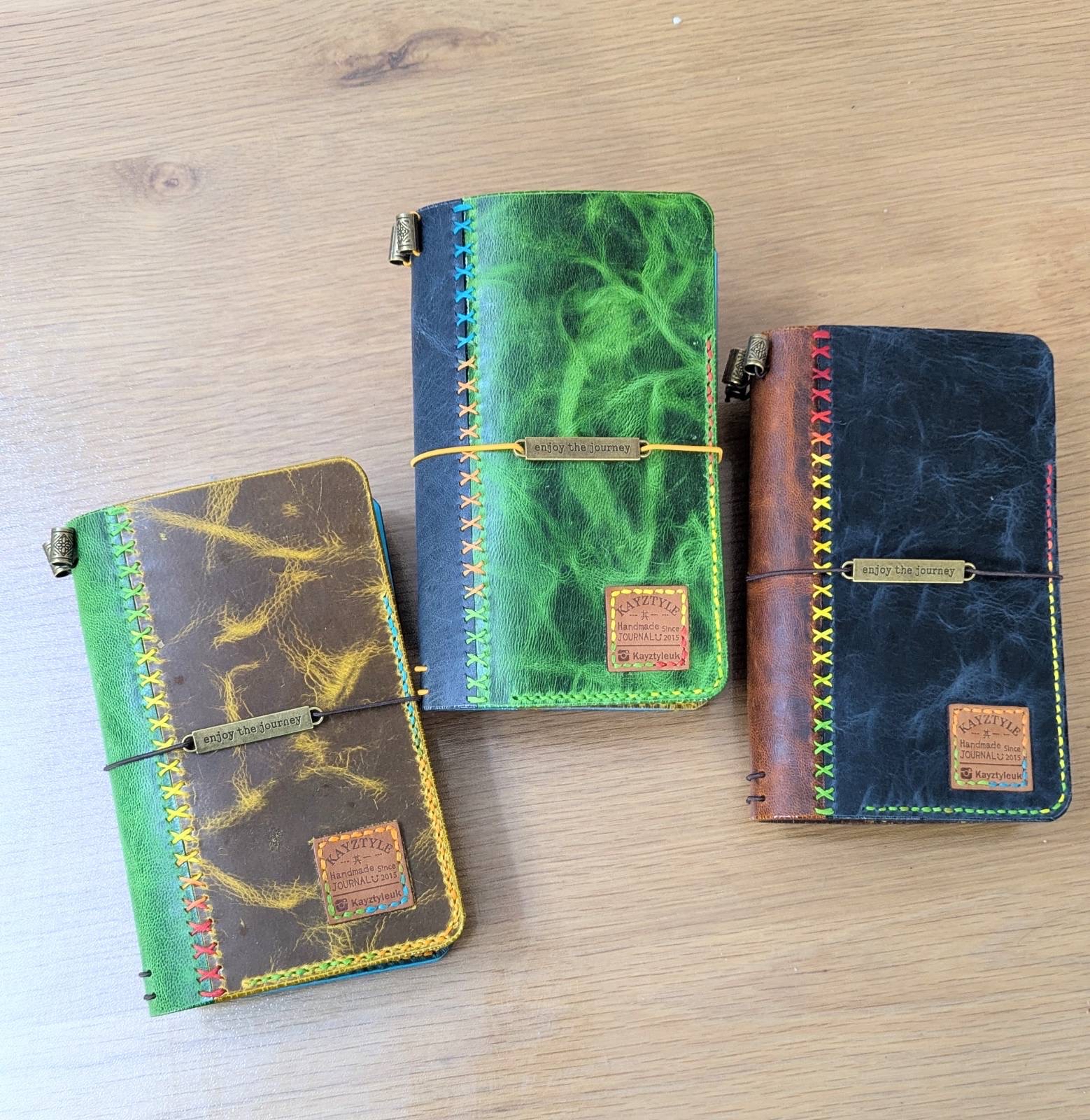 The Traveler’s Duo-Tone Hand-stitched Journal 