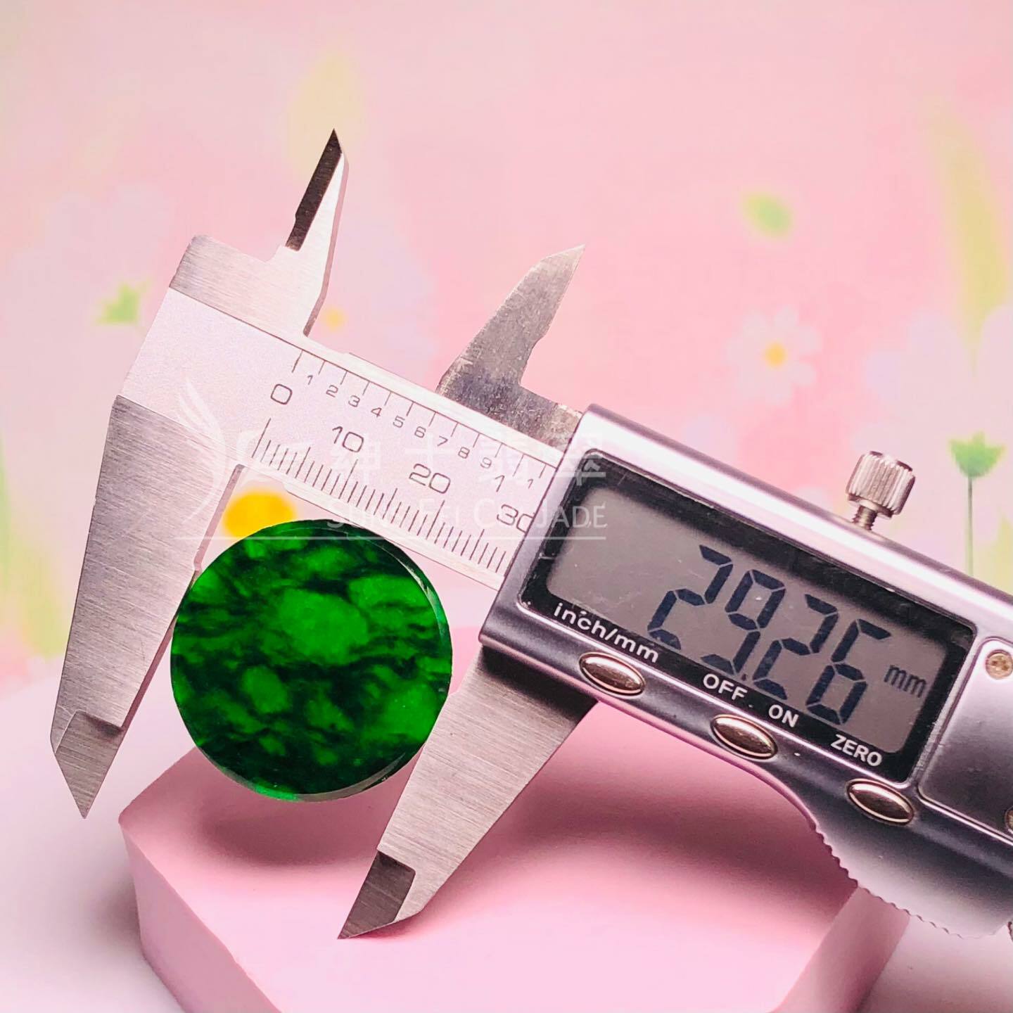 豹紋花青圓牌 - 7