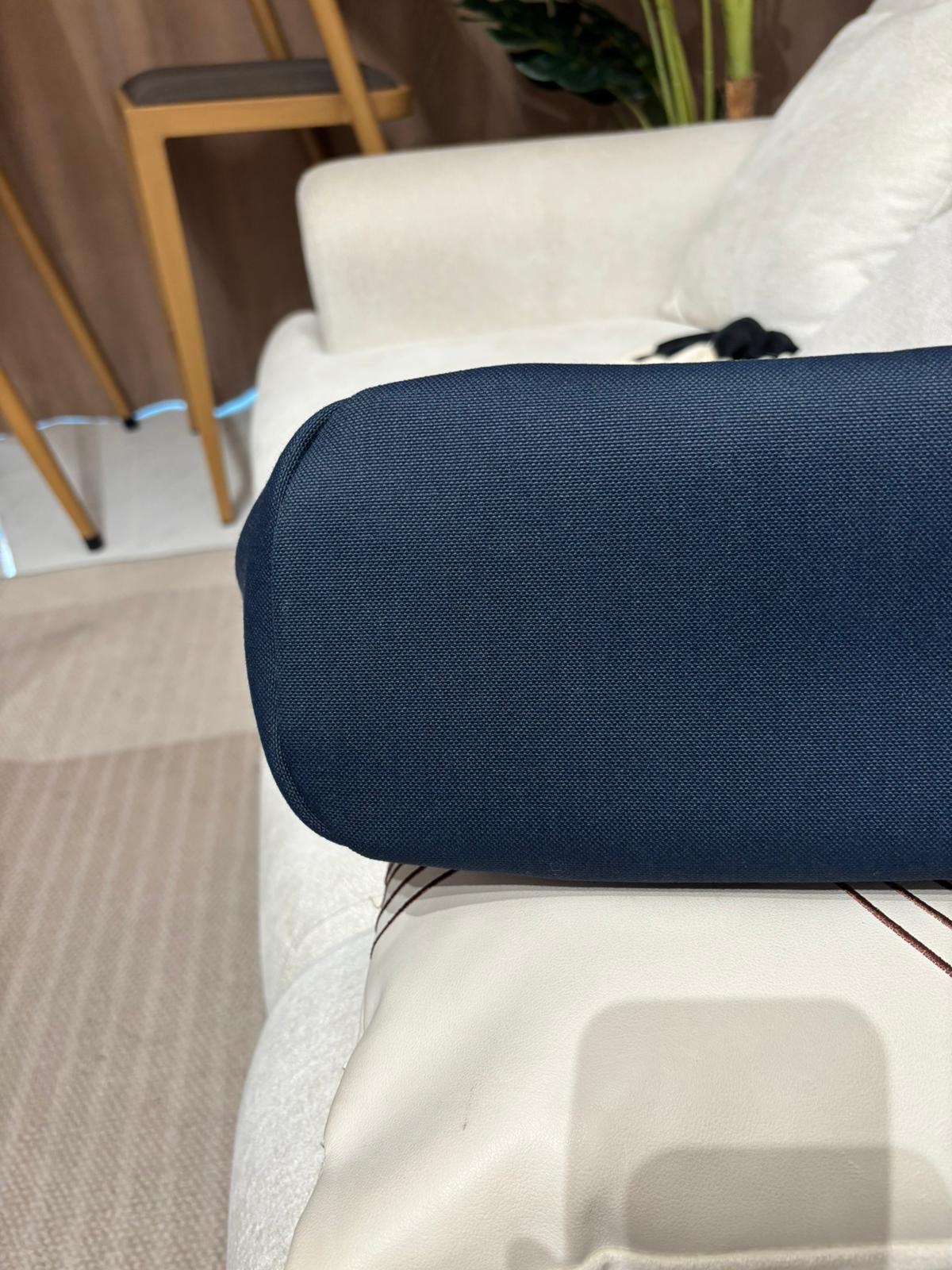 HERMES Grooming tote bag Stamp C shoulder bag Navy 100%Authentic,98%new✅strap✅dust bag  