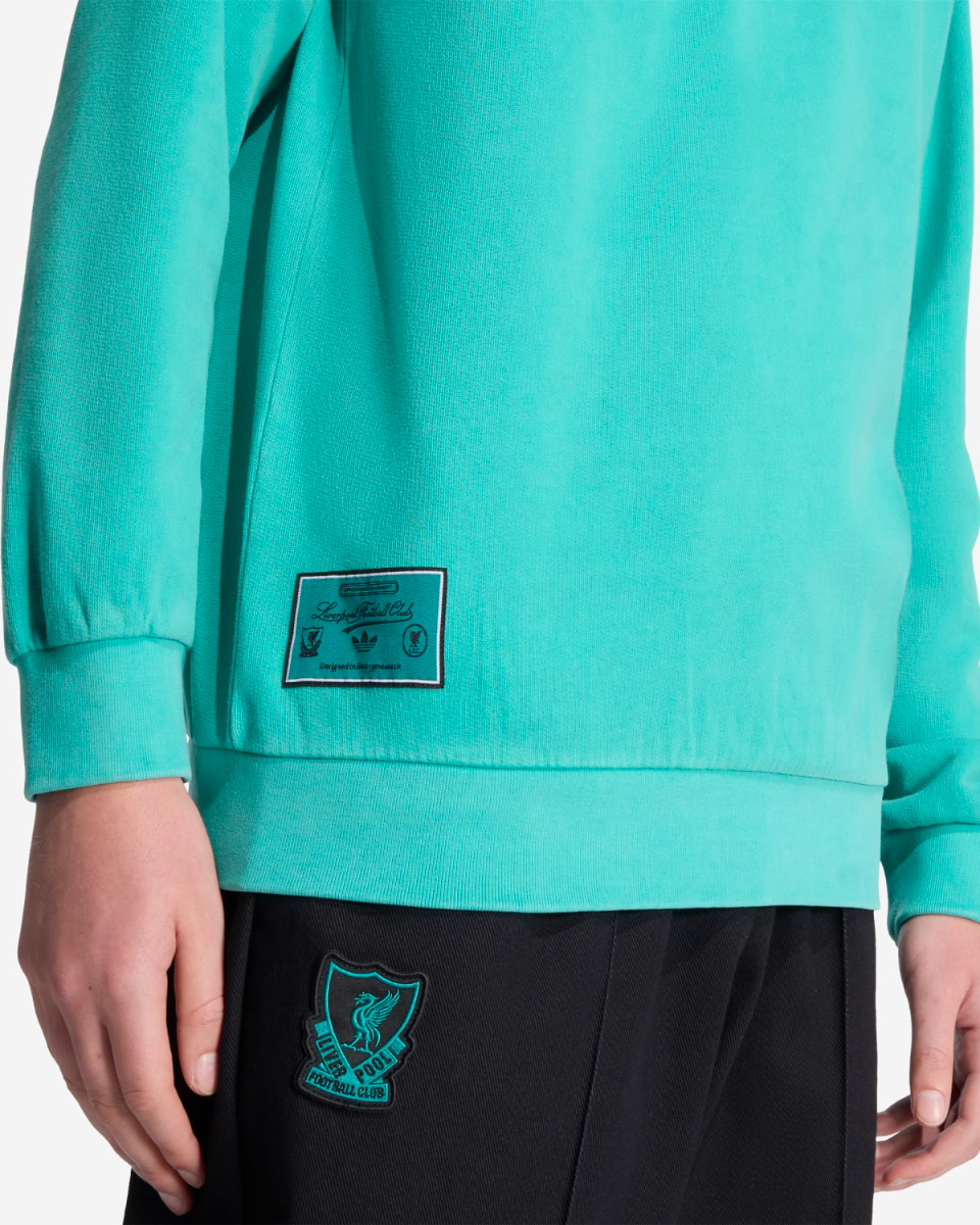 Adidas Liverpool 利物浦 Terrace Icon 復古半拉鍊衛衣 JX0668