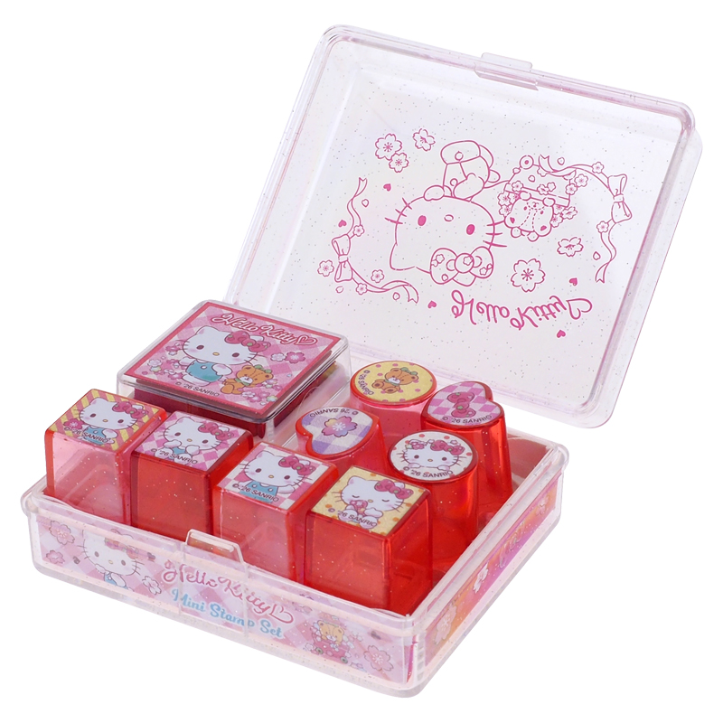 Hello Kitty Mini Stamp Set 迷你精美印章套裝
