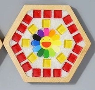 DIY手工材料包-馬賽克杯墊 (G633) 🚛 送貨方式請選(4)