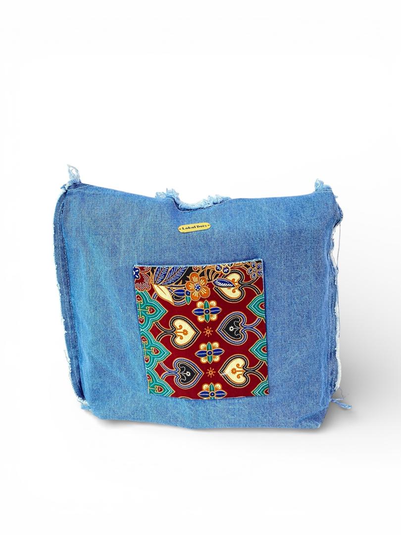 LD070 - Batik Jeans Bag