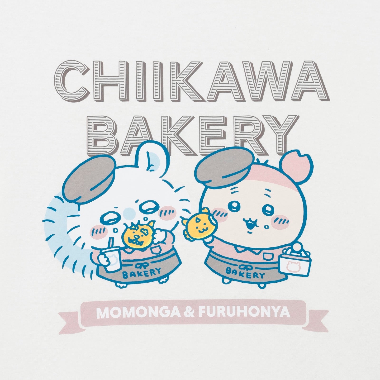 🎀【預訂】Chiikawa Bakery 員工公仔T -shirt 