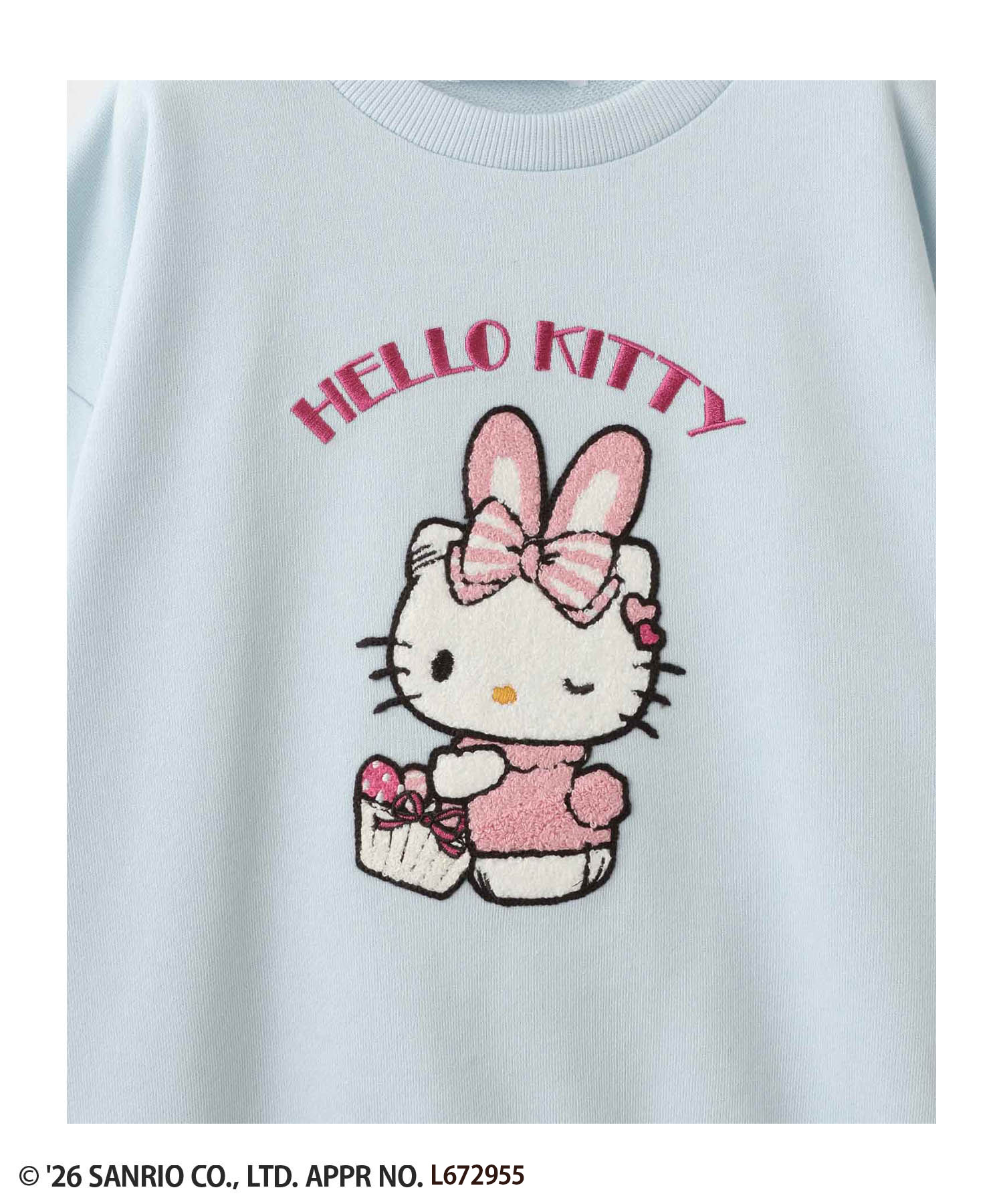 🆕【⭐訂購⭐】  🇯🇵日本直送 🌀 #Sanrio sagara刺繡 衞衣[3款選] 🌀 [ELJA-0114][261113]