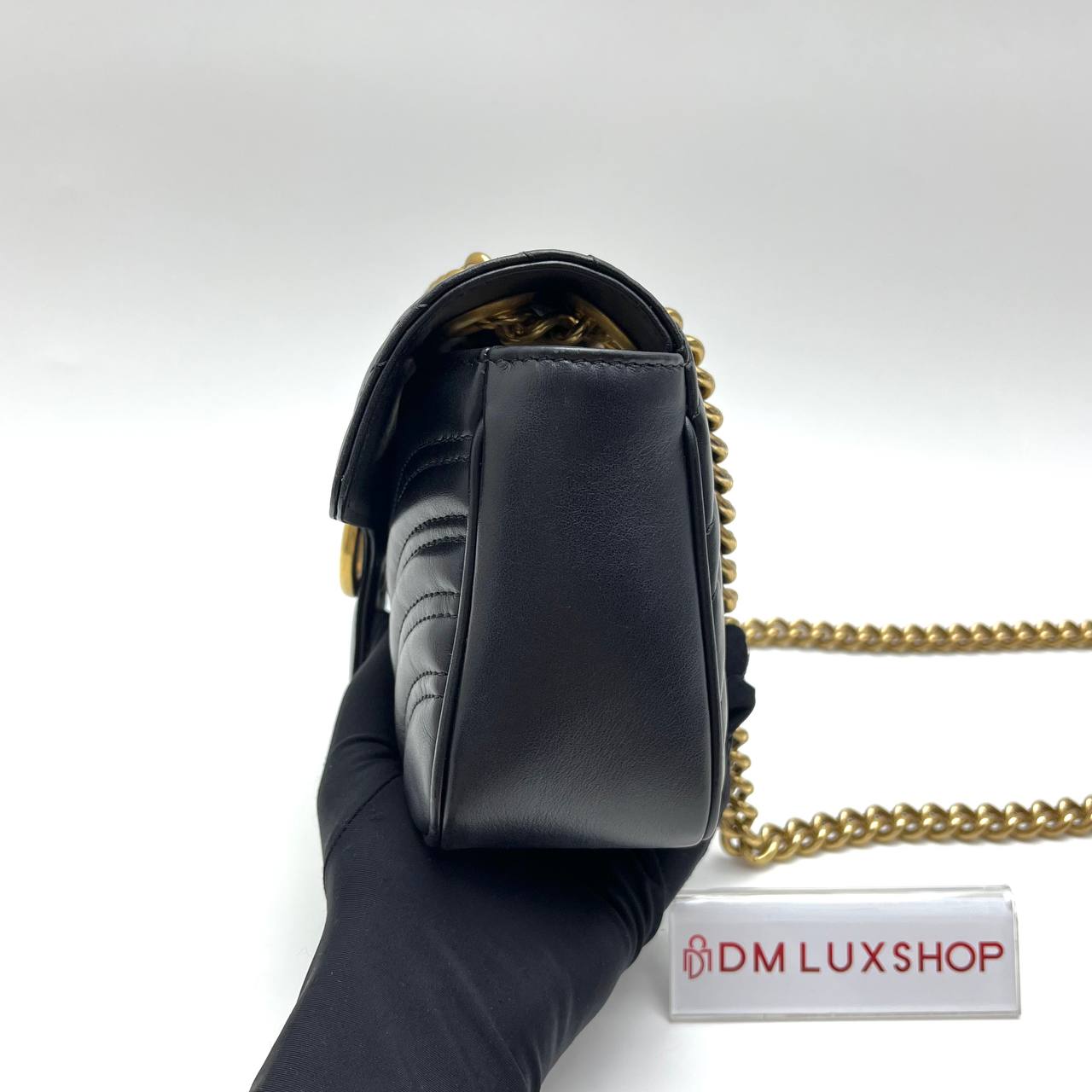 Gucci Marmont Black Mini GHW